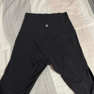 size 2 lululemon black align full length leggings